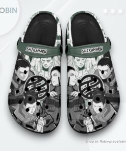 Shikamaru Nara Crocs Shoes Manga Style Personalized, Shikamaru Merchandise Shikamaru Nara Crocs Shoes Manga Style Personalized, Shikamaru Merchandise