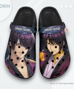 Shinsuke Takasugi Crocs Shoes, Anime Gifts Shinsuke Takasugi Crocs Shoes, Anime Gifts