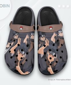 Shisui Uchiha Crocs Shoes Pattern Style