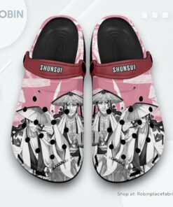 Shunsui Kyoraku Crocs Shoes Manga Style Personalized