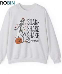 Skeleton Halloween Short Sleeve , Trendy Shake Shake Shake Senora Shirt Tank Top