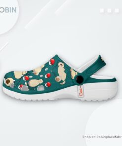 Snorlax Clogs Pattern Style, Pokemon Shoes