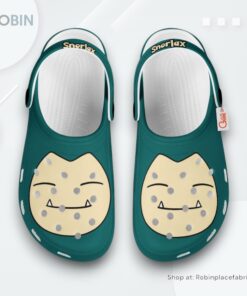 Snorlax Crocs Shoes Custom Funny Style, Pokemon Merch Snorlax Crocs Shoes Custom Funny Style, Pokemon Merch