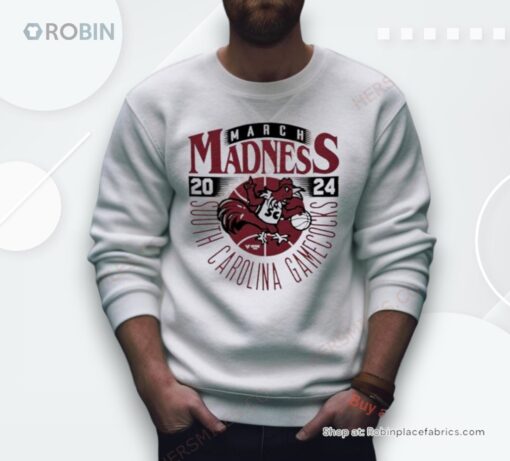 South Carolina Gamecocks 2024 March Madness Mascot Shirt