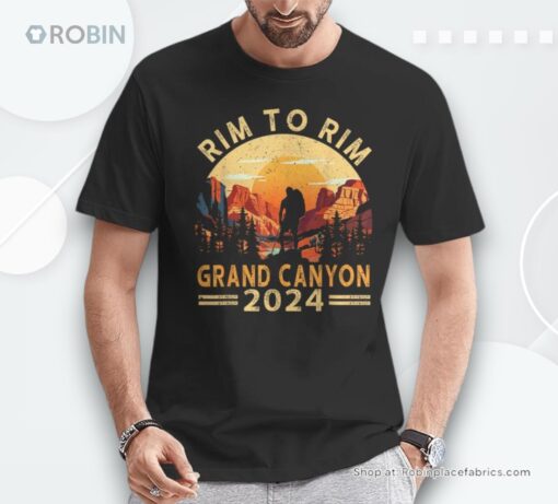 South Rim To North Rim Grand Canyon 2024 Hiking Unisex Shirt