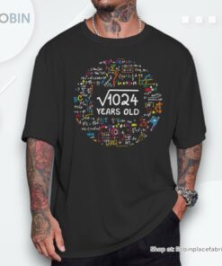 Square Root Of 1024 32nd Birthday 32 Year Old Math Unisex Shirt