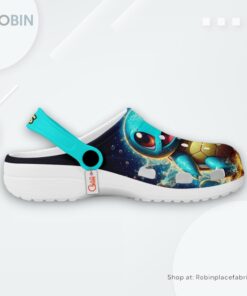 Squirtle Crocs Shoes Custom Art Style, Squirtle Footwear