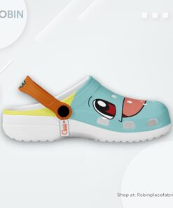 Squirtle Crocs Shoes Custom Funny Style, Squirtle Gifts for Fans