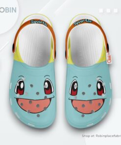 Squirtle Crocs Shoes Custom Funny Style, Squirtle Gifts for Fans