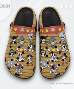 Straw Hat Pirates Symbols Crocs Shoes