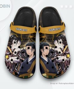 Suguru Geto Crocs Shoes, Anime Gifts Suguru Geto Crocs Shoes, Anime Gifts