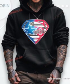 Superman Sports Dallas Cowboys And Ohio State Buckeyes Logo Shirt