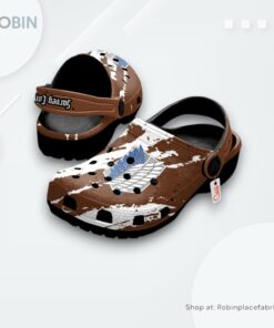 Survey Corps Brown Crocs Shoes, Anime Gifts