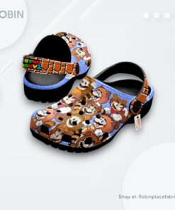 Tanooki Mario Crocs Shoes