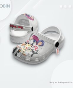 Team Rocket Crocs Shoes Pattern Style