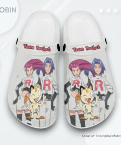 Team Rocket Crocs Shoes Pattern Style