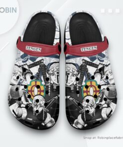 Tengen Uzui Crocs Shoes Manga Style Personalized