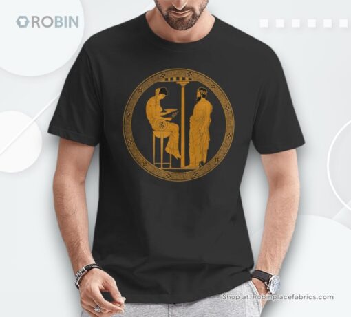 The Delphic Oracle King Aigeus In Front Of The Pythia Unisex Shirt