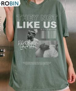 They Not Like Us Kendrick Lamar Shirt, Rapper 90s Crewneck Tank Top