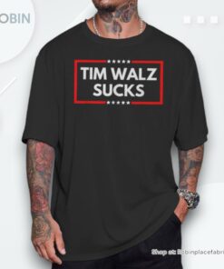 Tim Walz Sucks Presidential Election 2024 Anti Liberal Unisex Shirt