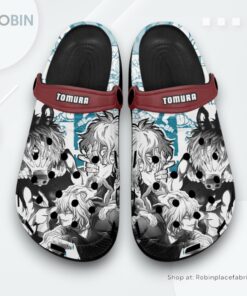 Tomura Shigaraki Crocs Shoes Manga Style Personalized, Tomura Shigaraki Shoes
