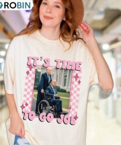 Trendy It’s Time To Go Joe Shirt, Creative Joe Wheelchair T Shirt Unisex Hoodie
