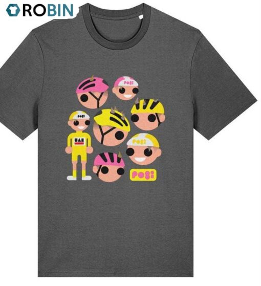 Trendy Tadej Pogacar Shirt, Pogi Tuft Heads Tee Tops T-shirt