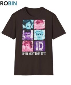 Trendy Up All Night Tour 2012 Unisex Hoodie, Vintage One Direction Shirt Long Sleeve