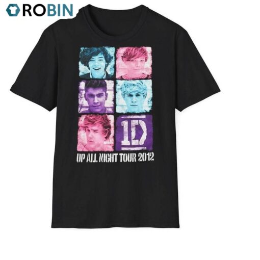 Trendy Up All Night Tour 2012 Unisex Hoodie, Vintage One Direction Shirt Long Sleeve