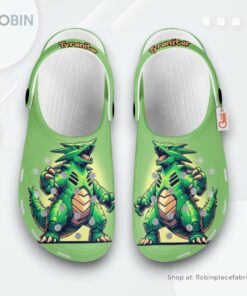 Tyranitar Crocs Shoes Custom Art Style, Pokemon Footwear