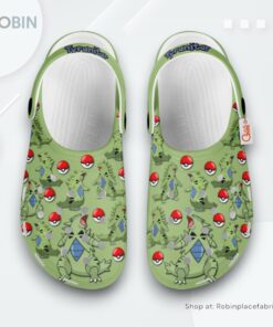 Tyranitar Crocs Shoes Pattern Style, Pokemon Gear