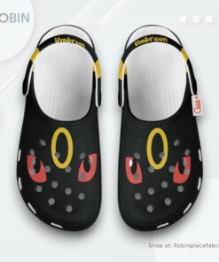 Umbreon Crocs Shoes Custom Funny Style, Pokemon Shoes Umbreon Crocs Shoes Custom Funny Style, Pokemon Shoes