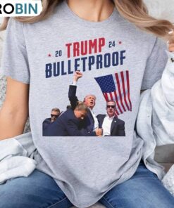 Unique Fight President Trump Unisex Hoodie, New Rare Trump Bulletproof Shirt Tank Top