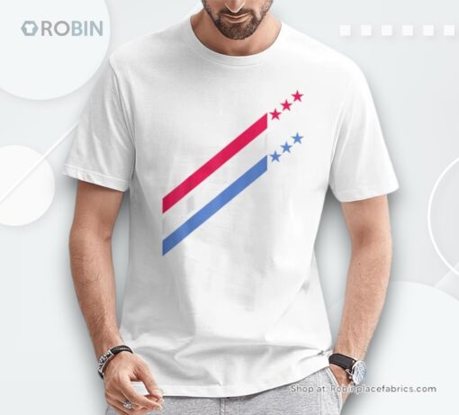 Usa American Patriotic Red White Blue Stars & Stripes Sports Unisex Shirt