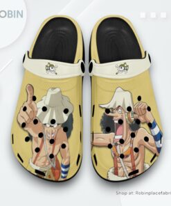 Usopp Crocs Shoes, One Piece Anime Fan Gears