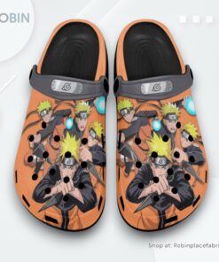 Uzumaki Clogs Anime Pattern Style