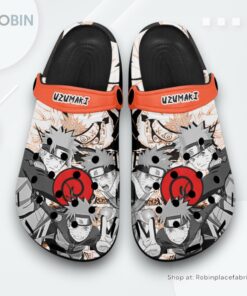 Uzumaki Crocs Shoes Manga Style Personalized Name