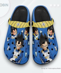 Vegeta Crocs Shoes Pattern Style, Dragon Ball Anime Fan Gears