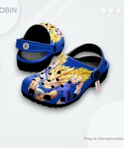 Vegeta Majin Crocs Shoes Pattern Style, Dragon Ball Anime Fan Gears