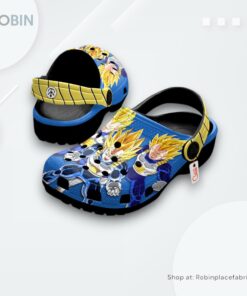 Vegeta Super Saiyan Crocs Shoes Pattern Style, Dragon Ball Anime Merchandise