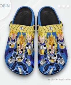 Vegeta Super Saiyan Crocs Shoes Pattern Style, Dragon Ball Anime Merchandise