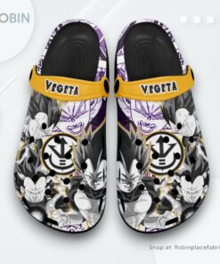 Vegeta Ultra Ego Crocs Shoes Manga Style Personalized, Vegeta Team Gifts Vegeta Ultra Ego Crocs Shoes Manga Style Personalized, Vegeta Team Gifts