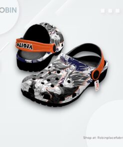 Vegito Crocs Shoes Manga Style Personalized