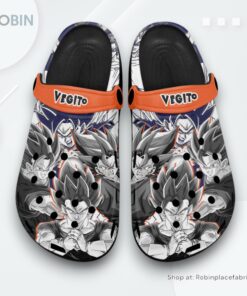 Vegito Crocs Shoes Manga Style Personalized