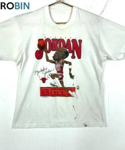 Vintage Michael Jordan Dunk Caricature Salem T Shirt, Chicago Bulls Short Sleeve Long Sleeve Vintage Michael Jordan Dunk Caricature Salem T Shirt, Chicago Bulls Short Sleeve Long Sleeve