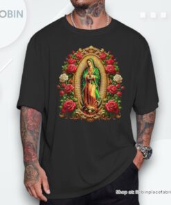 Virgen De Guadalupe Sant Mary Christian Religious Unisex Shirt