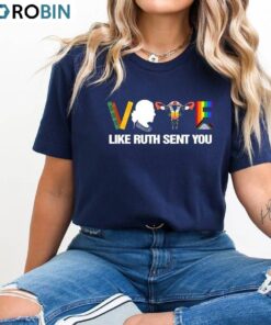 Vote Like Ruth Sent You Shirt, Election 2024 Abortion Rights Crewneck Long Sleeve