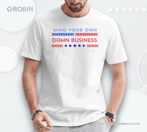 Waltz Walz 2024 Mind Your Own Damn Business Unisex Shirt