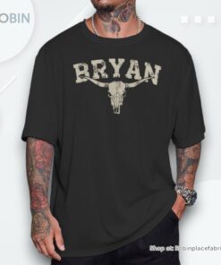 Western Bull Skull Name Bryan Vintage Unisex Shirt