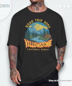 Yellowstone National Park Road Trip 2024 Camping Hiking Unisex Shirt Yellowstone National Park Road Trip 2024 Camping Hiking Unisex Shirt